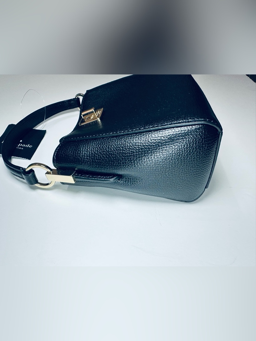 NWT Kate Spade Phoebe Mini Top Handle Crossbody Black Leather KI924 Gift Box - Picture 11 of 16